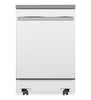 GE 24" 54 dBA Portable Top-Control Dishwasher with Piranha Hard Food Disposer - White - GPT225SGLWW | Lave-vaisselle portatif GE de 24 po et de 54 dBA avec commandes sur le dessus et broyeur d’aliments …