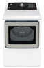 GE 7.4 Cu. Ft. Electric Dryer with SaniFresh Cycle - White - GTD68EBMRWS | Sécheuse électrique GE de 7,4 pi³ avec cycle SaniFresh - blanche - GTD68EBMRWS