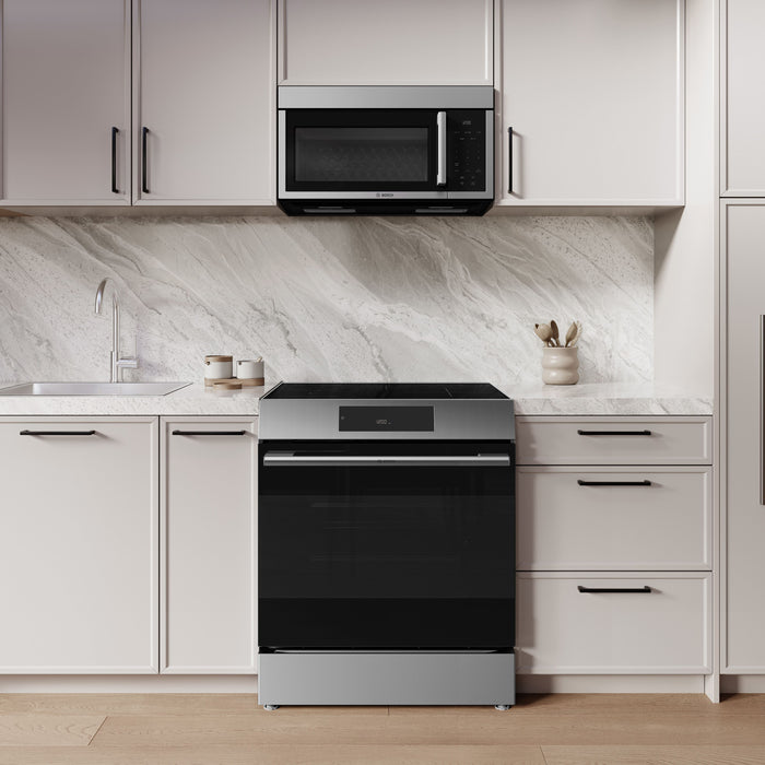 Bosch 300 Series 5.8 Cu. Ft. Induction Slide-in Range - HIF3050MC