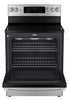 GE 5 Cu. Ft. Electric Range with True European Convection and Air Fry - Stainless Steel - JCB840STSS | Cuisinière électrique GE de 5 pi³ avec convection européenne véritable et friture à air - acier inox…