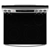 GE 5 Cu. Ft. Electric Range with True European Convection and Air Fry - Stainless Steel - JCB840STSS | Cuisinière électrique GE de 5 pi³ avec convection européenne véritable et friture à air - acier inox…