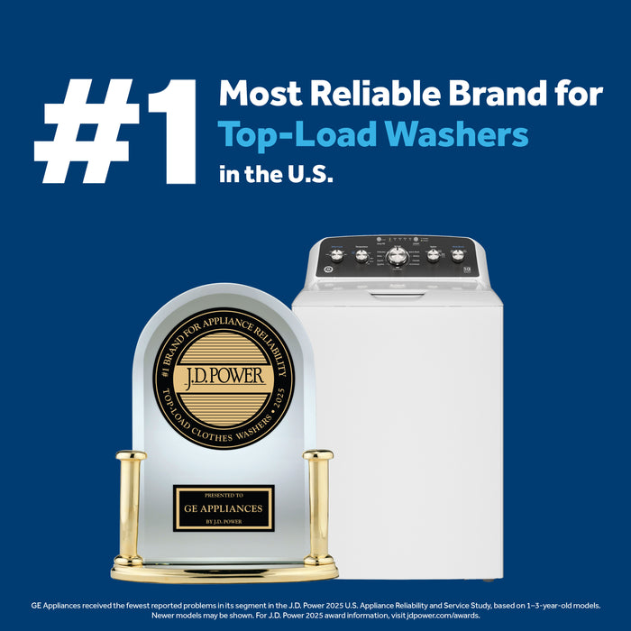 GE 4.4 Cu Ft. Top Load Washer – White - GTW334BMRWS