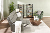 Matteo 88" Genuine Leather Reclining Sofa - Aviarah Grey | Sofa inclinable Matteo de 88 po en cuir véritable - gris Aviarah