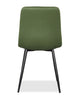 Arlo Dining Chair with Cushion Fabric Tufted Seat & Back, Metal – Green | Chaise de salle à manger Arlo en métal avec siège et dossier coussinés capitonnés en tissu - verte