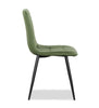 Arlo Dining Chair with Cushion Fabric Tufted Seat & Back, Metal – Green | Chaise de salle à manger Arlo en métal avec siège et dossier coussinés capitonnés en tissu - verte