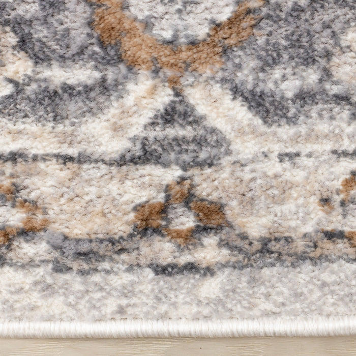 Blanche Multi-Colour Round Area Rug – 7’ x 7’