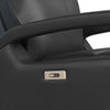 Carlos 31" Top-Grain Genuine Leather Power Reclining Chair with Glider and Swivel –  Grey | Fauteuil à inclinaison électrique Carlos de 31 po en cuir véritable de qualité supérieure avec coulissement et pivotement - gris