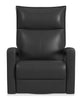 Carlos 31" Top-Grain Genuine Leather Power Reclining Chair with Glider and Swivel –  Grey | Fauteuil à inclinaison électrique Carlos de 31 po en cuir véritable de qualité supérieure avec coulissement et pivotement - gris