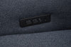 Cindy Crawford Home Kailyn 92" Fabric Power Reclining Sofa with Power Headrests - Indigo | Sofa à inclinaison électrique Kaia de Cindy Crawford Home de 92 po en tissu avec appuie-têtes électriques- indigo