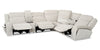 Shaquille O’Neal Home Legacy 6-Piece Power Reclining Sectional with Shaq-o-pedic Comfort - Grey  | Sofa sectionnel à inclinaison électrique Legacy de Shaquille O’Neal Home 6 pièces avec confort Shaq-o-pedi - gris