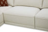 Palisade 6-Piece Fabric Sectional with Flip Top Storage Console and Accent Pillows - Sand | Sofa sectionnel Palisade de 6 pièces en tissu avec console de rangement à dessus relevable et coussins décoratifs - sable