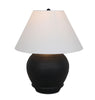 Sidney 14" Table Lamp with Linen Shade – Black | Lampe de table Sidney de 14 po avec abat-jour en lin - noire | SIDNEYTL