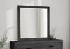 Soren Bedroom Dresser Mirror, Attachable, Wall Hanging - Graphite Grey | Miroir de commode de chambre à coucher Soren, à fixer au meuble ou à suspendre au mur - gris graphite