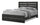 Soren Panel Bed with Slat Headboard & Frame, Graphite Grey - Queen Size