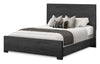 Soren Panel Bed with Headboard & Frame, Graphite Grey - Queen Size | Lit à panneaux Soren avec tête de lit et cadre de lit, gris graphite - format grand lit