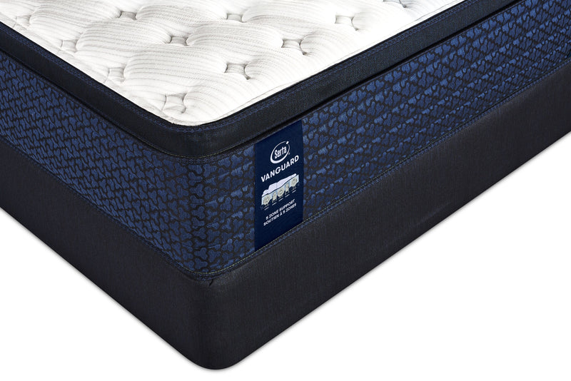 Serta Vanguard Stonehaven Eurotop Firm King Mattress Set