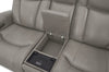 Shaquille O’Neal Home Titan 81" Genuine Leather Power Reclining Loveseat with Shaq-o-pedic Comfort – Slate  | Causeuse à inclinaison électrique Titan de Shaquille O’Neal Home de 81 po en cuir véritable avec confort Shaq-o-pedic - ardoise  | TITASLPL