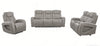 Shaquille O’Neal Home Titan 81" Genuine Leather Power Reclining Loveseat with Shaq-o-pedic Comfort – Slate  | Causeuse à inclinaison électrique Titan de Shaquille O’Neal Home de 81 po en cuir véritable avec confort Shaq-o-pedic - ardoise  | TITASLPL