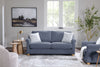 Finesse 81" Contemporary Chenille Fabric Sofa - Flint Moss | Sofa contemporain Finesse de 81 po en tissu de chenille - mousse de silex