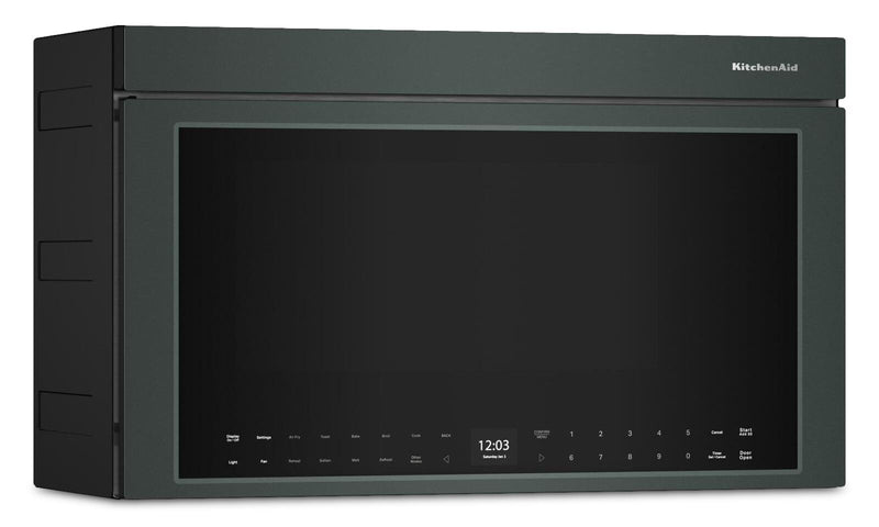 KitchenAid Multifunction Smart Flush Mount Over-the-Range Microwave Oven - Juniper - YKMMF530PJP