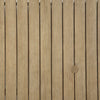 Juno Outdoor Patio Armless Chair - Eucalyptus Wood & Nuvella Fabric, Weather Resistant - Natural/Beige | Fauteuil sans accoudoirs Juno pour la terrasse à l’extérieur - eucalyptus et tissu Nuvella, résistant aux intempéries - naturel et beige