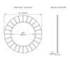 Kailey 30" Mirror|Miroir Kailey de 30 po