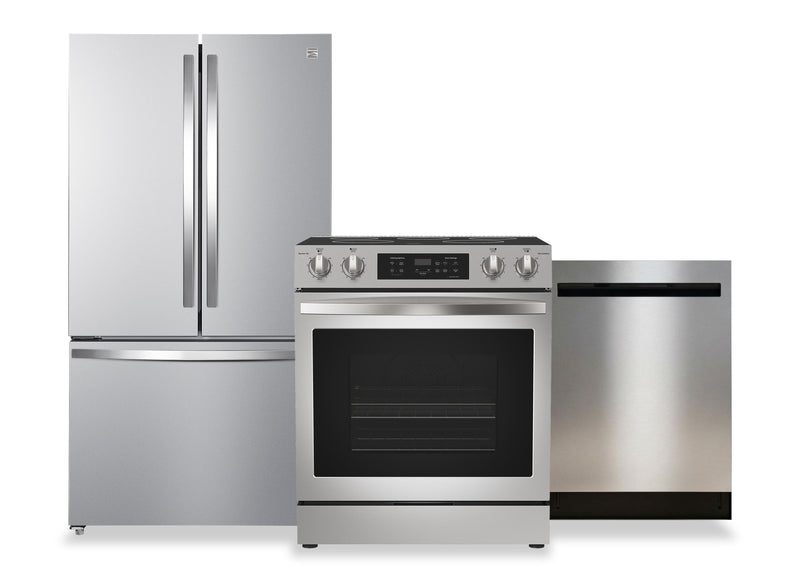 Kenmore 3-Piece Kitchen Appliance Package – Stainless Steel