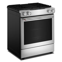 KitchenAid 30” 6.4 Cu. Ft. Slide-In Dual Fuel Range – PrintShield™ Stainless Steel - KSDV730TPS