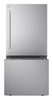 LG 33" 26 Cu. Ft. Standard-Depth Bottom Freezer Refrigerator - LB26H2200S  | Réfrigérateur LG de 26 pi3 et de 33 po de profondeur standard à congélateur inférieur - LB26H2200S