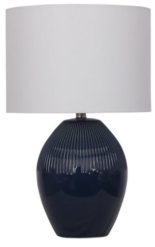 Kort & Co. Penelope 24" Blue Ceramic Table Lamp 