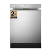 Midea 24" Front-Control Dishwasher with Interior Light - MDF24P2BST