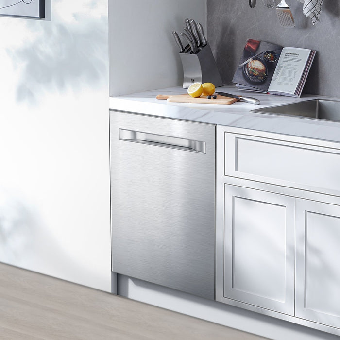 Midea 24\" Top Control Dishwasher with STRAWash™ - Stainless Steel - MDT24P6CST
