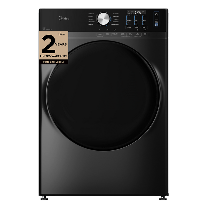 Midea 5.2 Cu. Ft. Front Load Washer with Steam Care – Grey - MLHW52S7AGG