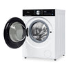 Midea 3.1 Cu. Ft. Front Load Compact Washer with PowerMix™ and Steam Care - MLHW31S2BBW | Laveuse compacte Midea à chargement frontal de 3,1 pi3 avec PowerMixMC et Steam Care - MLHW31S2BBW