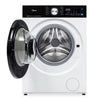 Midea 3.1 Cu. Ft. Front Load Compact Washer with PowerMix™ and Steam Care - MLHW31S2BBW | Laveuse compacte Midea à chargement frontal de 3,1 pi3 avec PowerMixMC et Steam Care - MLHW31S2BBW