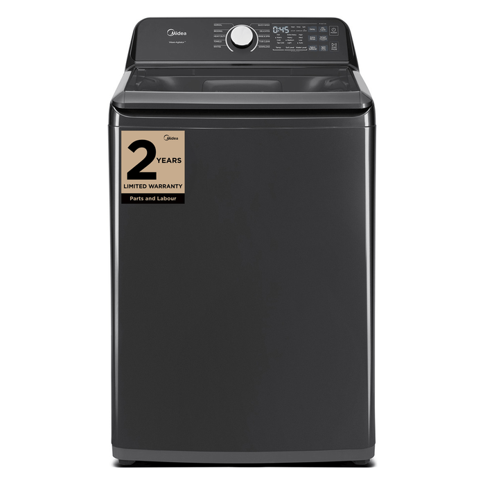 Midea 5.1 Cu. Ft. Smart Agitator Washer – Black - MLTW51A2BGG