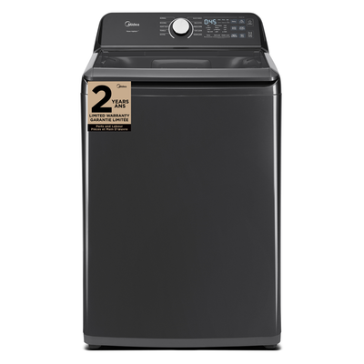 Midea 5.1 Cu. Ft. Smart Agitator Washer – Black - MLTW51A2BGG | Laveuse intelligente Midea de 5,1 pi3 avec agitateur - noire - MLTW51A2BGG