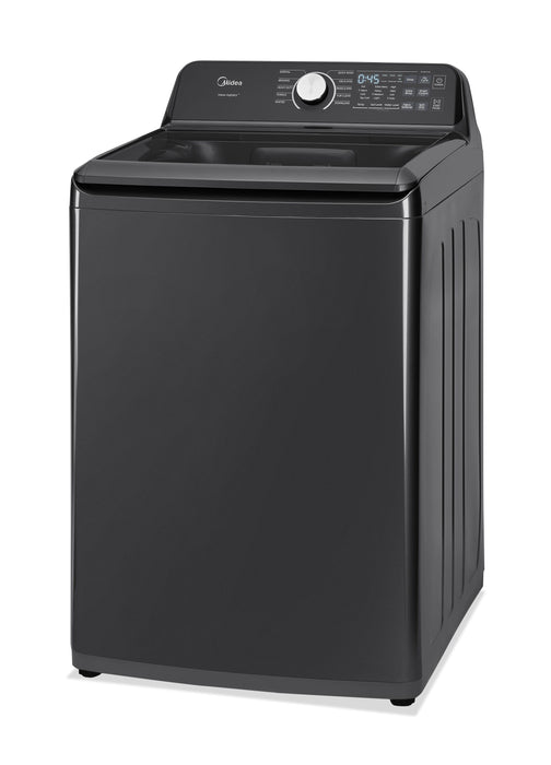 Midea 5.1 Cu. Ft. Smart Agitator Washer – Black - MLTW51A2BGG