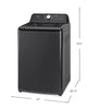 Midea 5.1 Cu. Ft. Smart Agitator Washer – Black - MLTW51A2BGG | Laveuse intelligente Midea de 5,1 pi3 avec agitateur - noire - MLTW51A2BGG