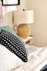 25" Ratten Table Lamp with Beige Shade|Lampe de table de 25 po en rotin avec abat-jour beige