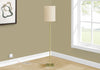 62" Brass Metal Floor Lamp|Lampe à pied de 62 po en métal laiton
