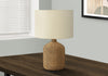 23" Brown Rattan Table Lamp|Lampe de table de 23 po en rotin brun