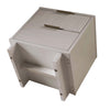 Manhattan Comfort Granville Modern Nightstand with 2 Full Extension Drawer - Light Grey|Table de nuit moderne Granville de Manhattan Comfort avec 2 tiroir à extension complète - gris pâle