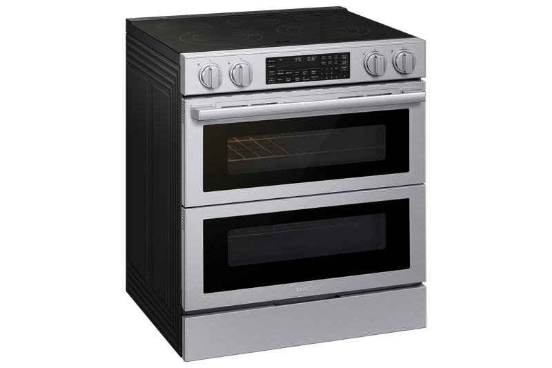 Samsung 6.3 Cu. Ft. Electric Slide-In Flex Duo™ Range with Air Fry Max – Stainless Steel - NSE90H63DRAC