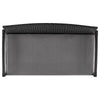 Manhattan Comfort Noli Steel Rattan 4-Piece Patio Conversation Set with Cushions - Grey|Ensemble de conversation Noli de Manhattan Comfort 4 pièces en acier et en rotin avec coussins pour la terrasse - gris