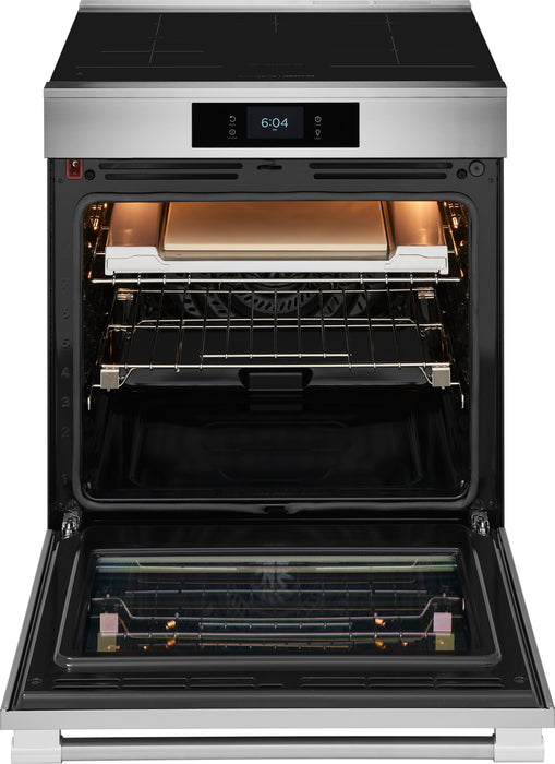 Frigidaire Professional 6.2 Cu. Ft. Induction Range with Stone-Baked Pizza - Smudge-Proof® Stainless 