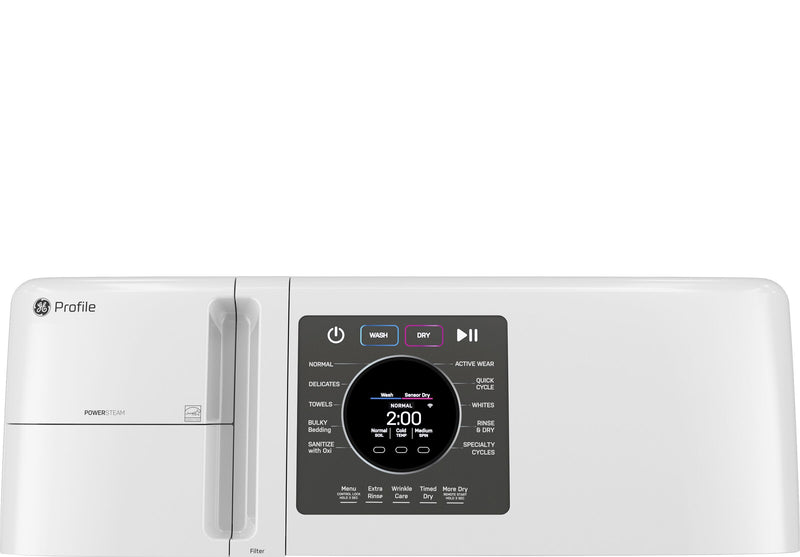 GE Profile 5.3 Cu. Ft. Front Load Ventless Heat Pump All-in-One Laundry - White - PFQ83HSSWWW