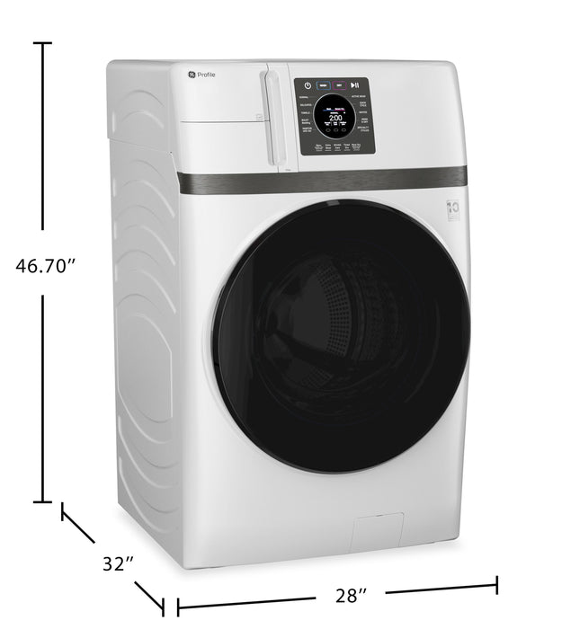 GE Profile 5.3 Cu. Ft. Front Load Ventless Heat Pump All-in-One Laundry - White - PFQ83HSSWWW