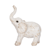 8” Contemporary Elephant Figurine – White | Figurine d’éléphant contemporaine de 8 po - blanche