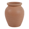 6” Terracotta Bud Vase – Earth Brown  | Vase à fleurs de 6 po en terre cuite - brun terreux
